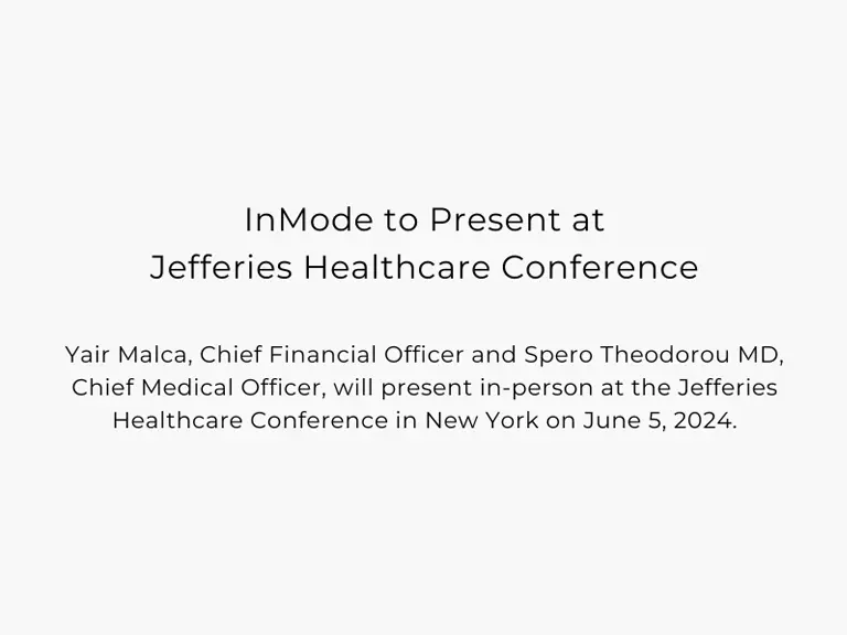 Jefferies Healthcare Conference 2024