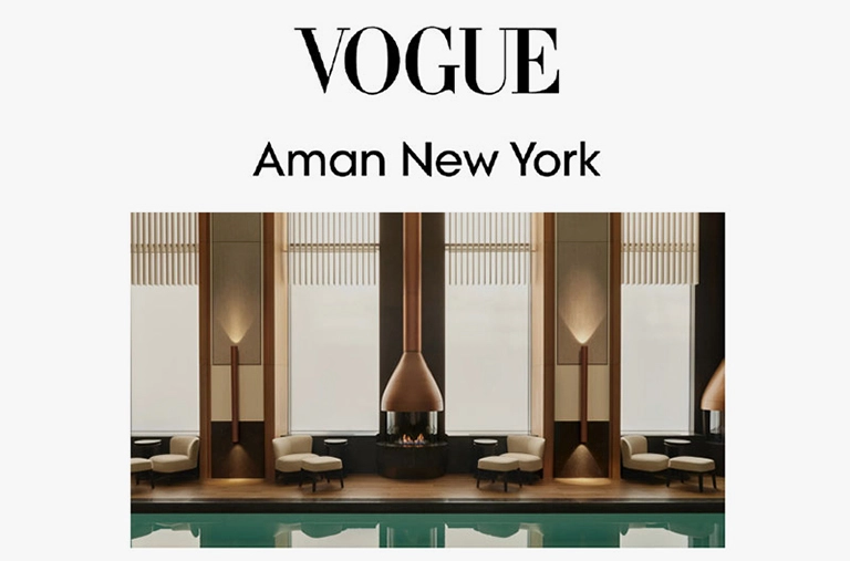 Vogue’s Global Spa - Aman New York